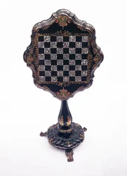 Table de jeux, vers 1850-60